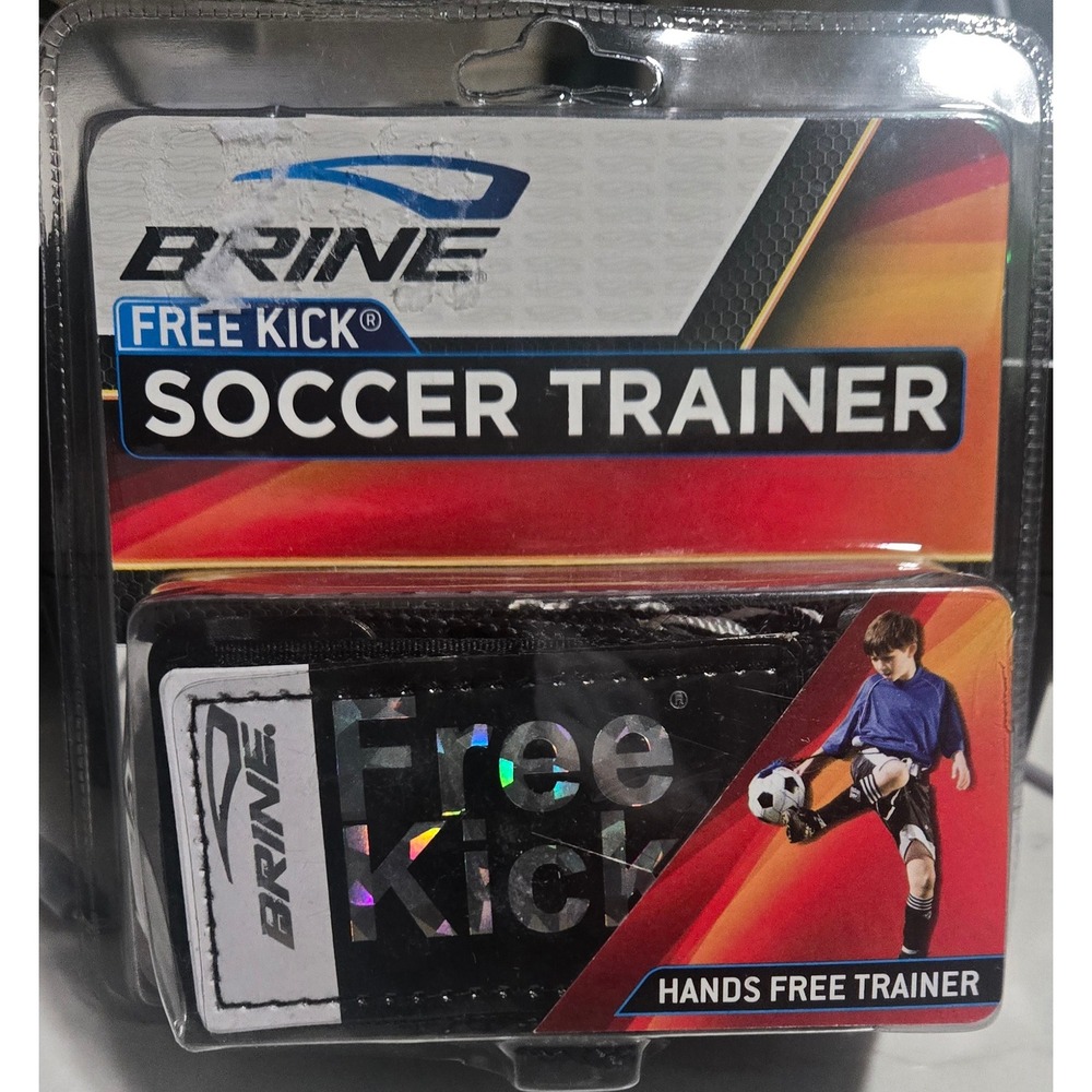 Brine Free Kick Soccer Trainer Hands Free Solo Practice Tool Black 11083 NEWK87